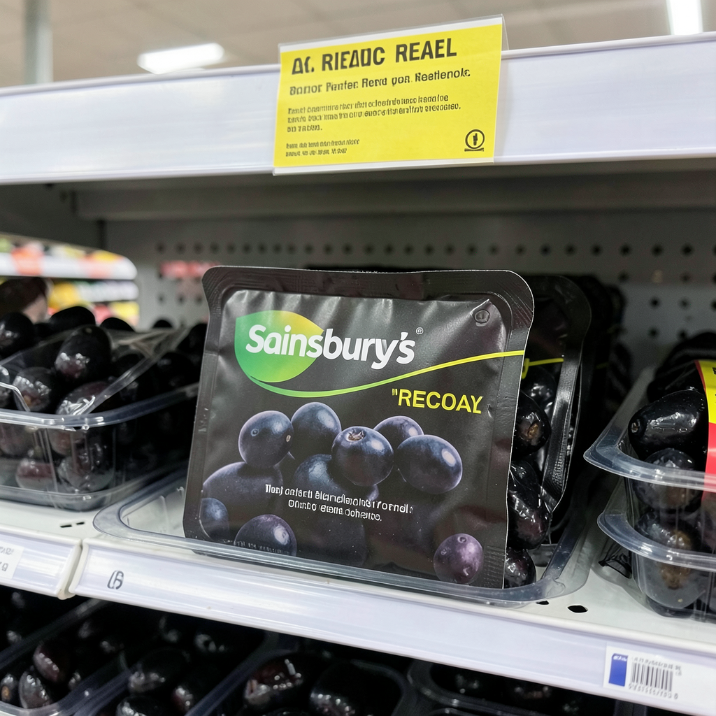 Sainsbury's recalls black olives over listeria contamination